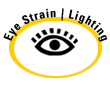 eye strain and lighting