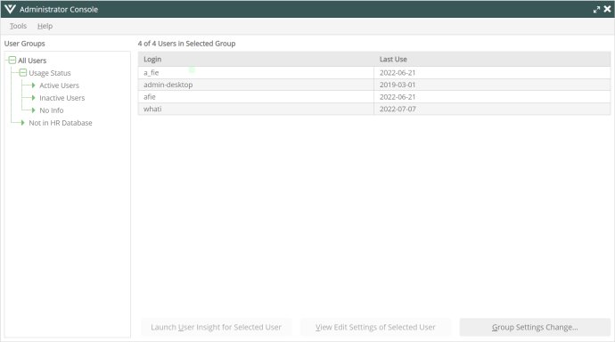 Administrator Console